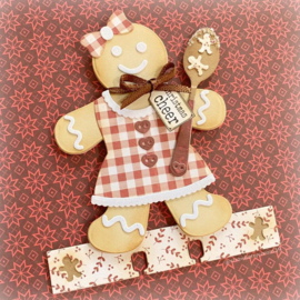 Scrapdiva Gingerbread Doll Memorydex Card 