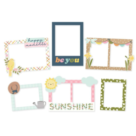 Simple Stories Fresh Air Chipboard Frames  