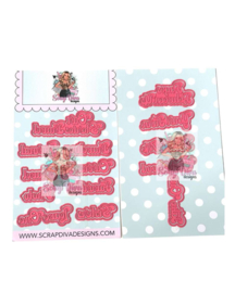 Scrapdiva Sisterhood Journal Sentiments 