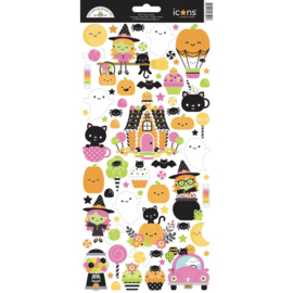 Doodlebug Cardstock Stickers Icons, Hey Pumpkin 