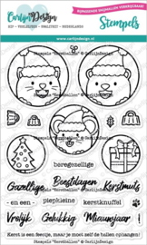 CarlijnDesign Stempels Kerstballen (CDST-0090)