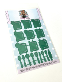 Scrapdiva Utensil Tabs 