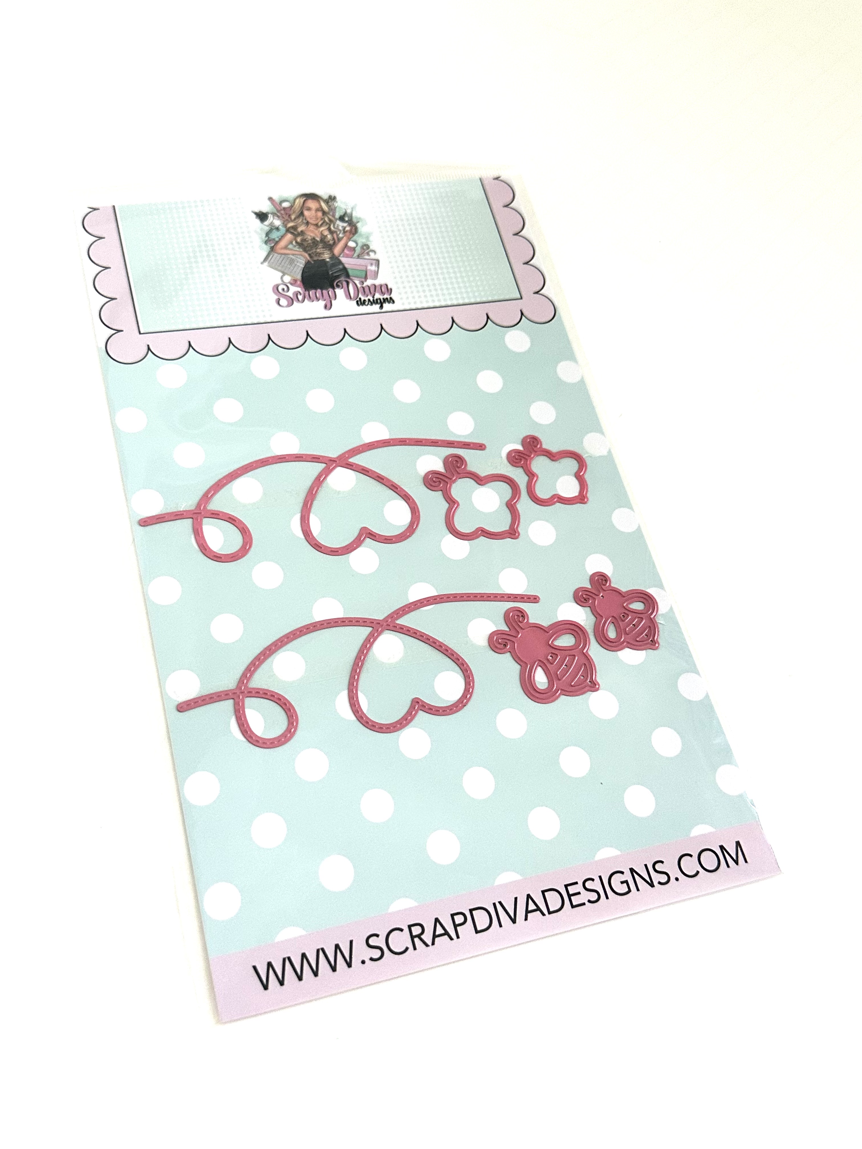 Scrapdiva Stitched Bee Set