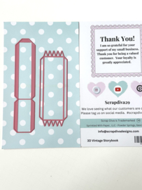 Scrapdiva 3D Vintage Book