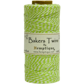 Hemptique Cotton Baker's Twine Spool 2-Ply 410' Lime