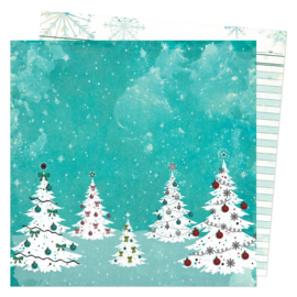 Vicki Boutin Peppermint Kisses Dbl-Sided Cardstock 12"X12" Winter Magic  
