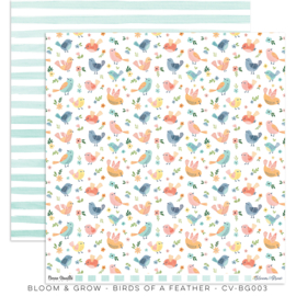 Cocoa Vanilla BLOOM & GROW – BIRDS OF A FEATHER PAPER 