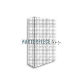 Masterpiece Design Memory Planner – 4×8″ album – “Wonky Grid”