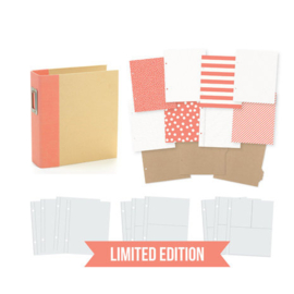 SN@P! Limited Edition Binder 6x8 Inch Coral