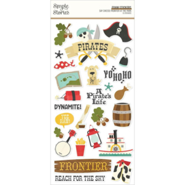 Simple Stories  Say Cheese Frontier At The Park Foam Stickers 55/Pkg  
