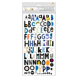 Vicki Boutin Discover + Create Thickers Stickers 184/Pkg Alpha W/Gold Foil