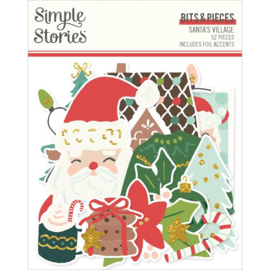 Simple Stories Santa's Village Bits & Pieces Icons  