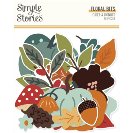 Simple Stories Cider & Donuts Bits & Pieces Floral  