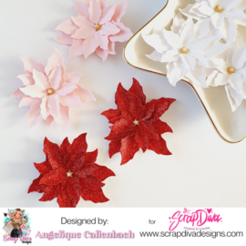 Scrapdiva Large Poinsettia  