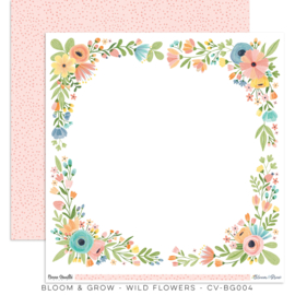 Cocoa Vanilla BLOOM & GROW – WILD FLOWERS PAPER  