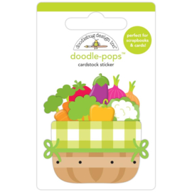 Doodlebug Doodle-Pops 3D Stickers Harvest Time  