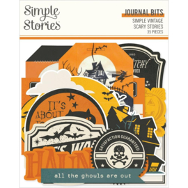 Simple Stories Simple Vintage Scary Stories Bits & Pieces Journal  