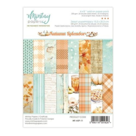 Mintay 6 x 8 Add-On Paper Pad - Autumn Splendor MT-ASP-11