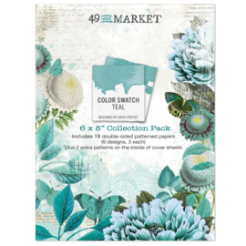 49 And Market Collection Pack 6"X8" Color Swatch: Teal 