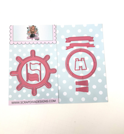 Scrapdiva Ship Wheel Mini Album