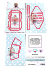 Scrapdiva 3D Picnic Basket  