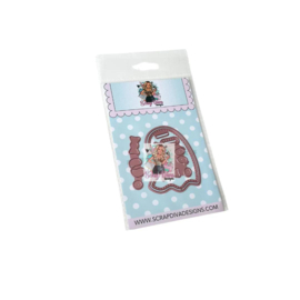Scrapdiva Mini Ghost Tags  