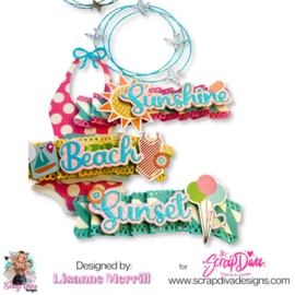 Scrapdiva Holiday Word Set