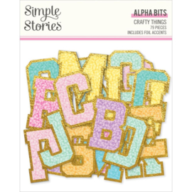 Simple Stories Crafty Things Bits & Pieces 79/Pkg Alpha  