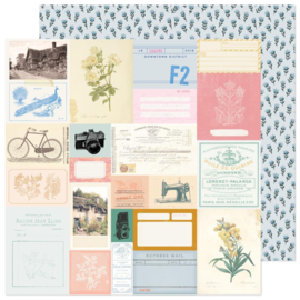 Maggie Holmes Parasol Double-Sided Cardstock 12"X12" Parfumerie  