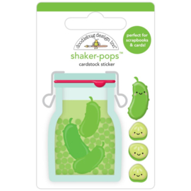 Doodlebug Shaker-Pops 3D Stickers Big Dill  