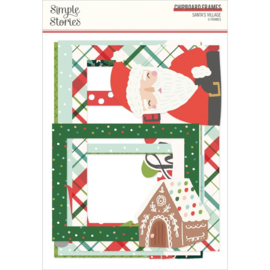 Simple Stories Santa's Village Chipboard Frames  