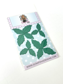 Scrapdiva Large Poinsettia  