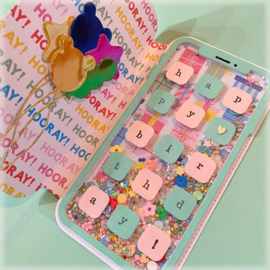 Scrapdiva Cell Phone Shaker and Cover  