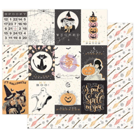 Frank Garcia Thirty-One Double-Sided Cardstock 12"X12" Wicked Sp31ls, W/Foil Details