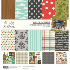 Simple Stories Collection Kit 12"X12" Say Cheese Frontier At The Park  