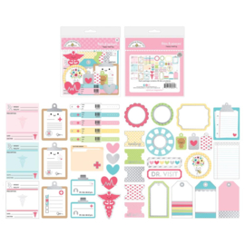 Doodlebug Odds & Ends Bits & Pieces Die-Cuts Happy Healing PREORDER