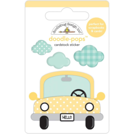 Doodlebug Doodle-Pops 3D Stickers Puddle Jumper