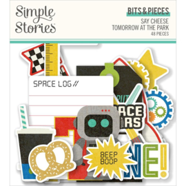 Simple Stories Say Cheese Tomorrow At The Park Bits & Pieces Die-Cuts 48/Pk  