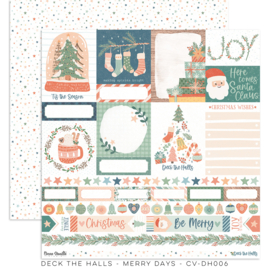 Cocoa Vanilla DECK THE HALLS – MERRY DAYS PAPER 