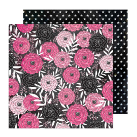 Vicki Boutin Bold And Bright Double-Sided Cardstock 12"X12" Full Bloom PREORDER