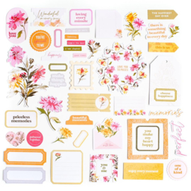 PinkFresh Cardstock Die-Cuts Ephemera Pack Chrysanthemum