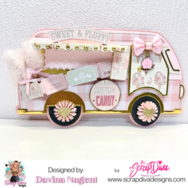 Scrapdiva Retro Van Mini Album 