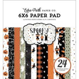 Echo Park Double-Sided Paper Pad 6"X6" 24/Pkg Spooky