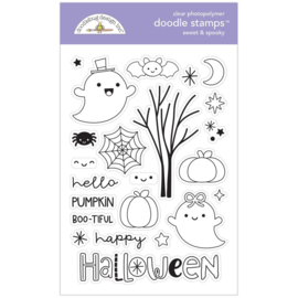 Doodlebug Clear Doodle Stamps Sweet & Spooky PREORDER