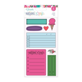Shimelle Reasons To Smile Acrylic Stamp Set 10/Pkg PREORDER