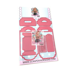 Scrapdiva Long Label Set