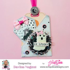 Scrapdiva Halloween Pocket Tag  