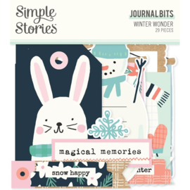 Simple Stories Winter Wonder Bits & Pieces Die-Cuts 29/Pkg Journal  