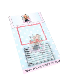 Scrapdiva Memorydex Address & Stamp Set
