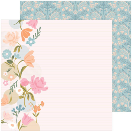Pinkfresh Lovely Blooms Double-Sided Cardstock 12"X12" Bloom Brightly 